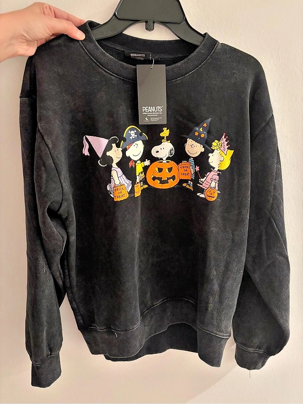 Peanuts Halloween Graphic Sweatshirt NWT